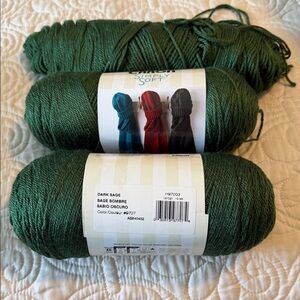 Caron Simply Soft Yarn - Dark Sage